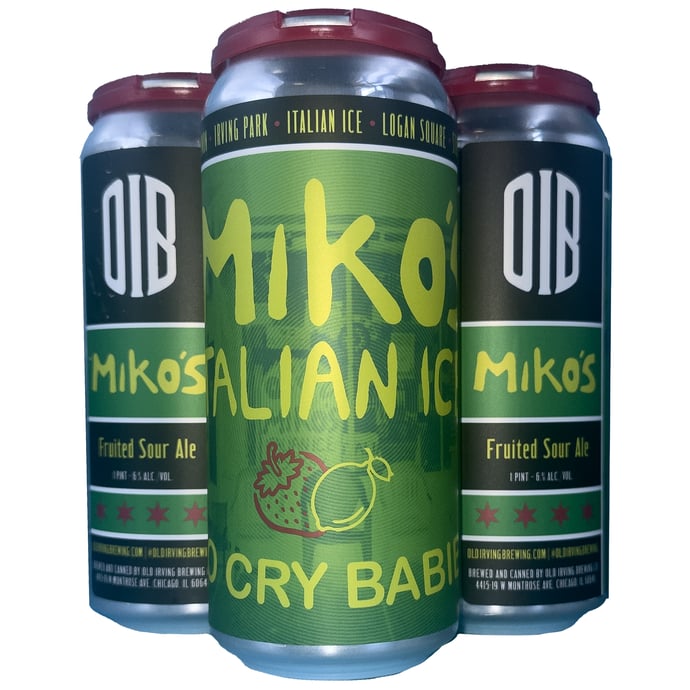 Old Irving Miko’s Strawberry Lemon Italian Ice