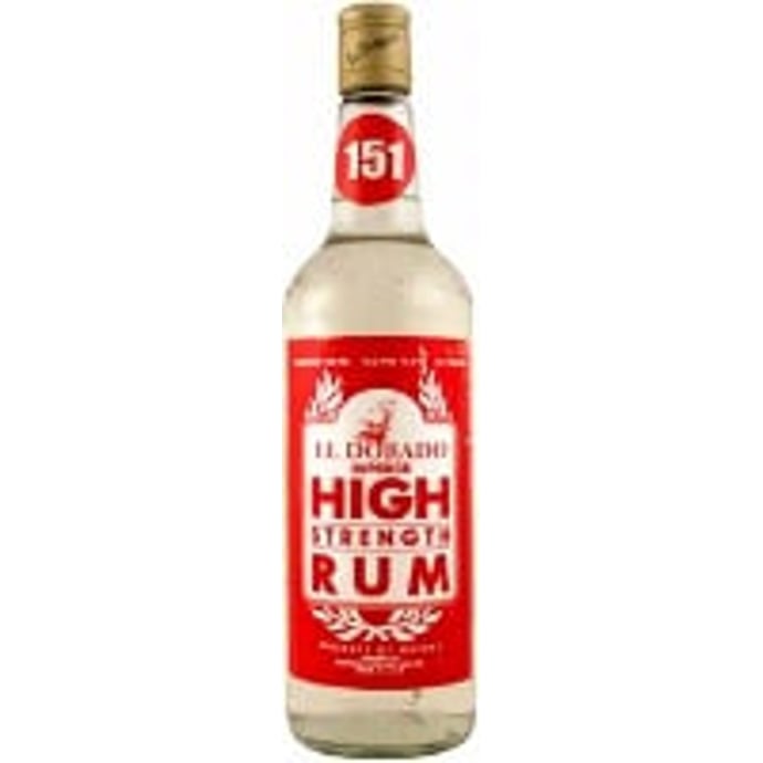 El Dorado Diamond Reserve 151 proof Demerara Rum