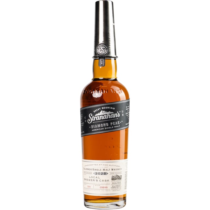 Stranahan's Diamond Peak Brewer's Cask Limited Release Colorado Whiskey 2025