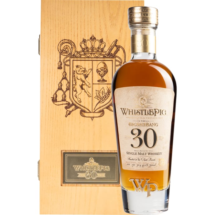 WhistlePig 30 year old Single Malt Whiskey Bigshebang