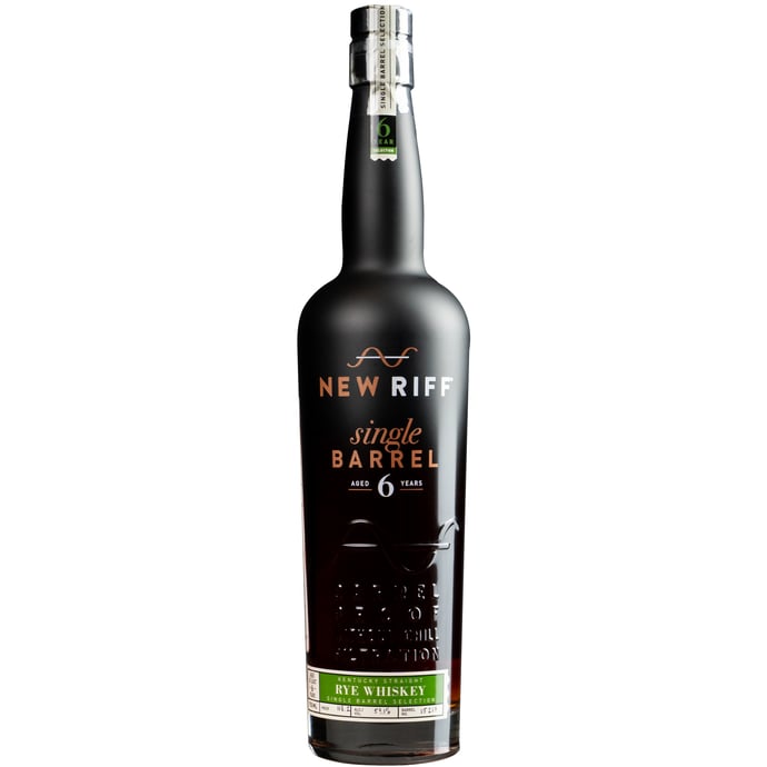 New Riff Distilling Single Barrel # 15217 Barrel Proof Kentucky Straight Rye Binny's Handpicked