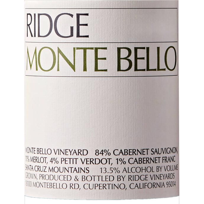 Ridge Monte Bello 2022
