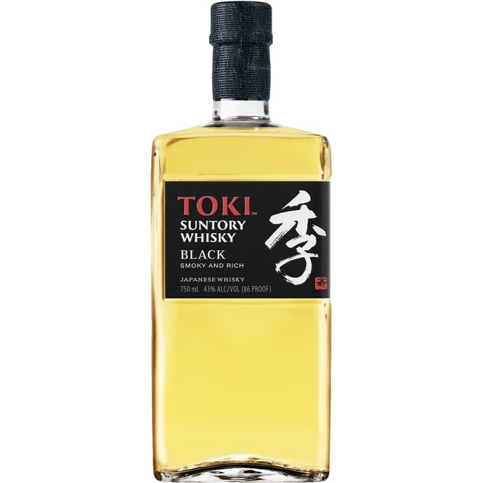 Suntory Toki Black Lightly Peated Blended Japanese Whisky