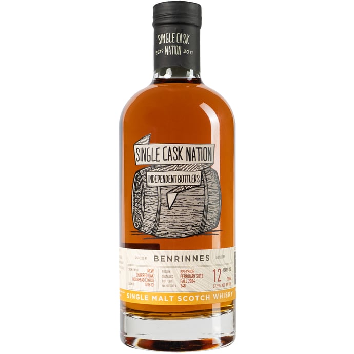 Single Cask Nation Benrinnes 12 year old Charred Cask # 170613 2012