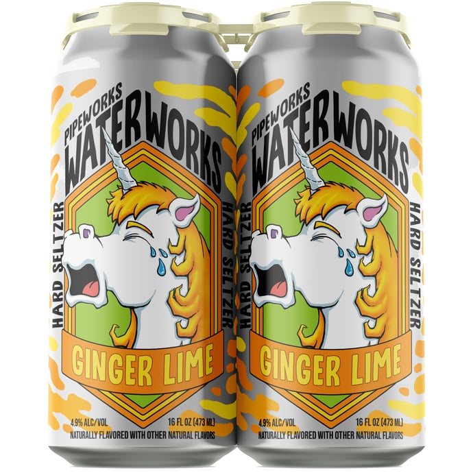 Pipeworks Waterworks Ginger Lime Seltzer