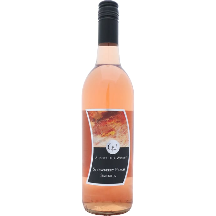 August Hill Winery Strawberry Peach Sangria