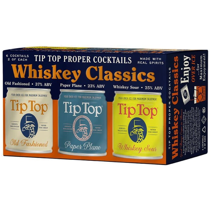 Tip Top Whiskey Classic Variety 6pk