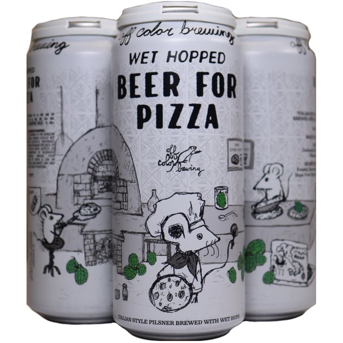 Off Color Wet Hopped Beer for Pizza