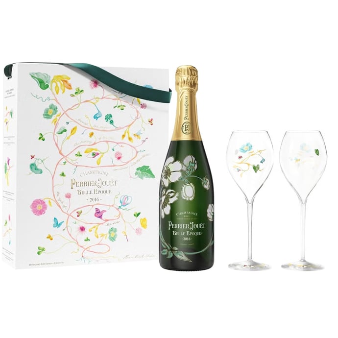 Perrier Jouet Belle Epoque 2 Flute Gift Set 2016
