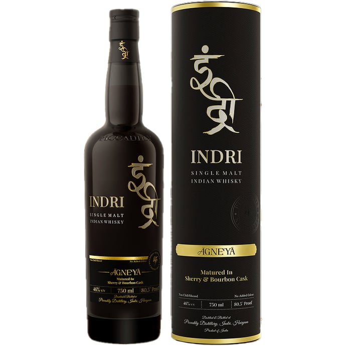 Indri Agneya Lightly Peated Indian Single Malt