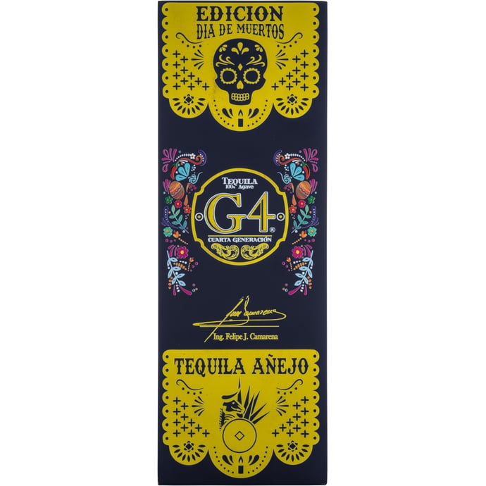 G4 Anejo Fermentada de Madera Tequila por Dia los Muertos 2025