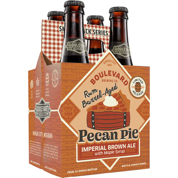 Boulevard Rum Barrel Pecan Pie