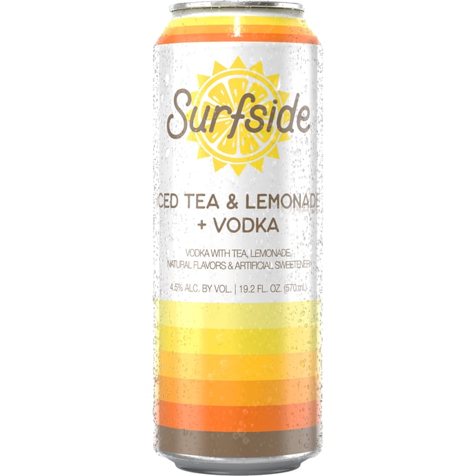 Surfside Lemonade Iced Tea & Vodka 1pk Can