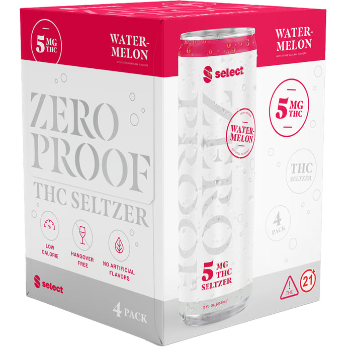Select Zero Proof Watermelon 5MG THC