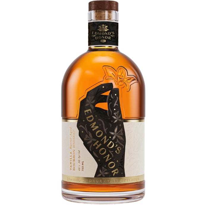 Edmond's Honor Straight Bourbon Finished in Cognac Barrels with Vanilla Essence