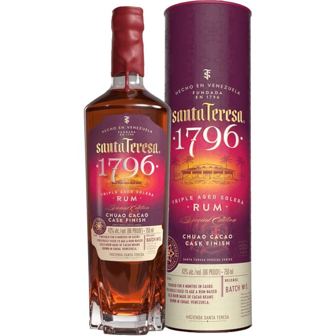 Santa Teresa 1796 Limited Edition Cacao Cask Finished Rum