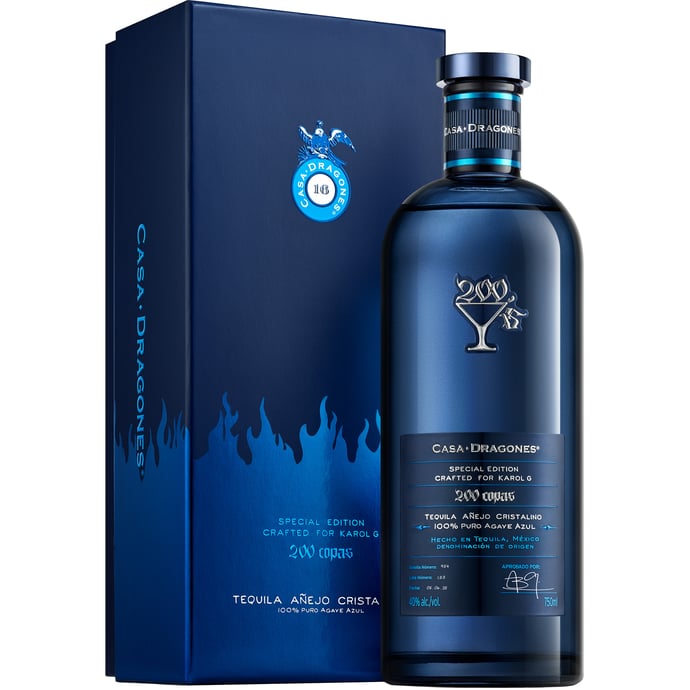 Casa Dragones 200 Copas Cristalino Tequila Anejo
