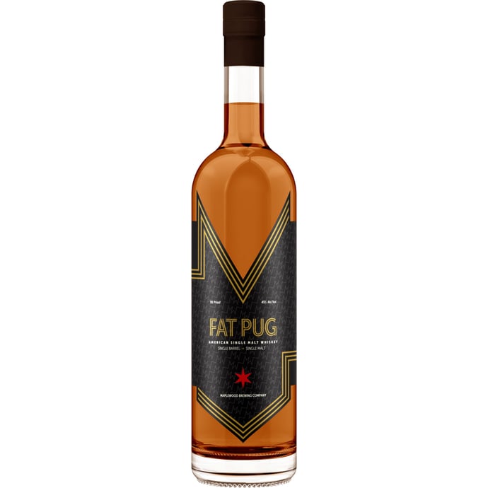 Maplewood Distilling Fat Pug Whiskey Bottled in Bond