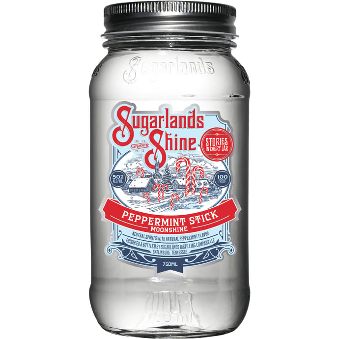 Sugarlands Peppermint Stick Moonshine