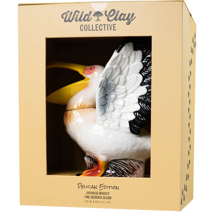 Wild Clay Collective Japanese Whisky Pelican Decanter