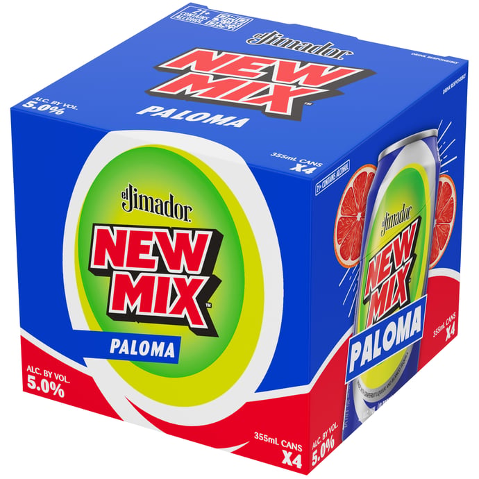 El Jimador New Mix Paloma 4 Pack Cans