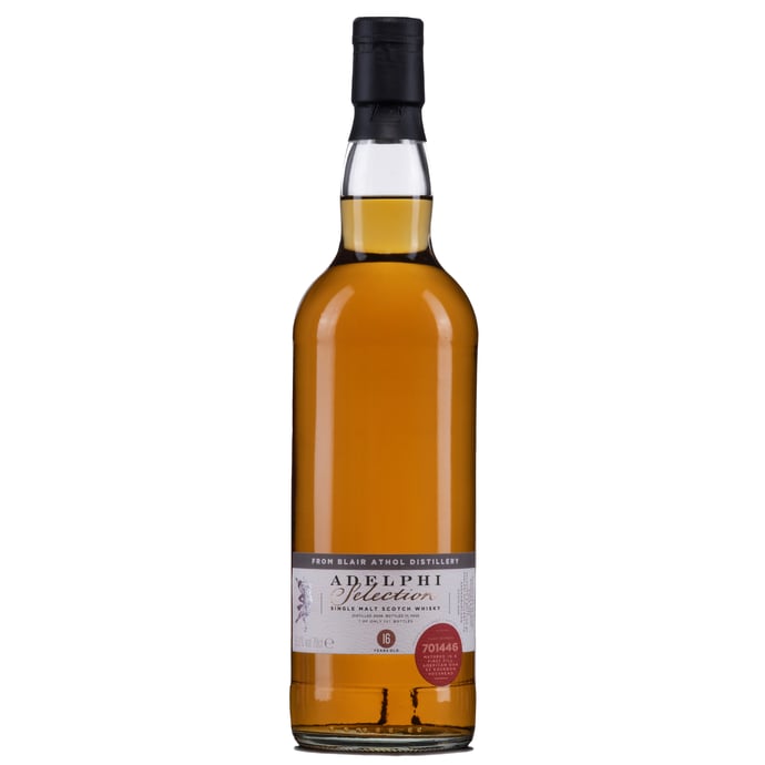 Adelphi Blair Athol 16 year old First Fill ex Bourbon Barrel # 701446 Highland Single Malt 2008