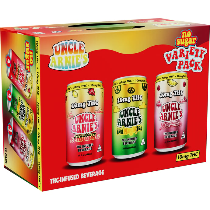 Uncle Arnie's Sugar-Free Variety Pack 10mg THC