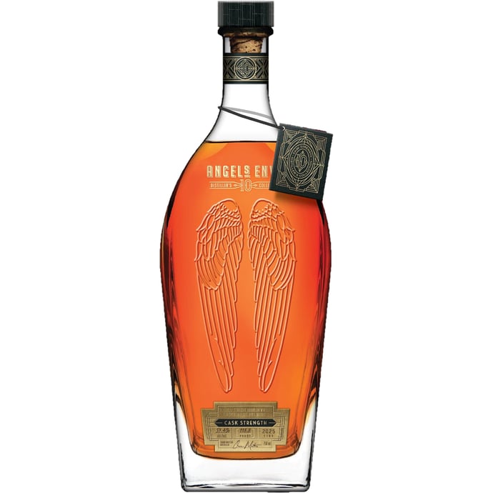 Angel's Envy Cask Strength 10 Year Old Bourbon Limited Release 2025