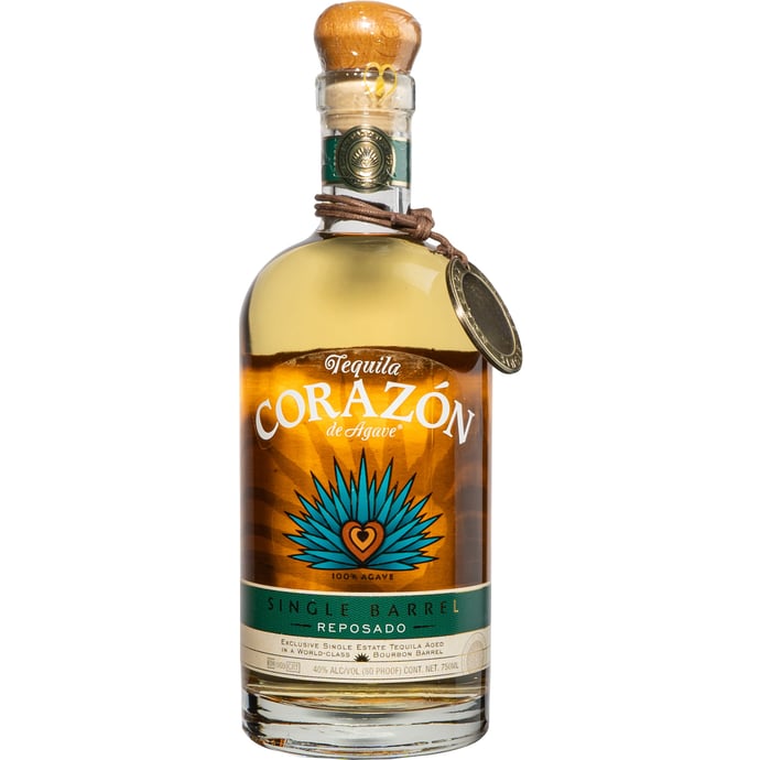 Corazon Reposado Tequila Single Barrel Boomerang EHT289 Binny's Handpicked