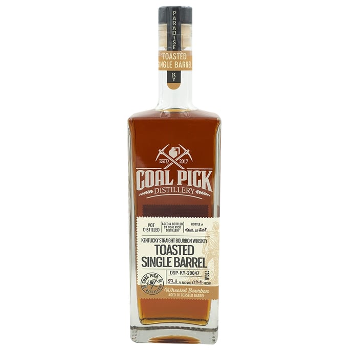 Coal Pick Barrel Proof Toasted Single Barrel Wheated Kentucky Straight Bourbon