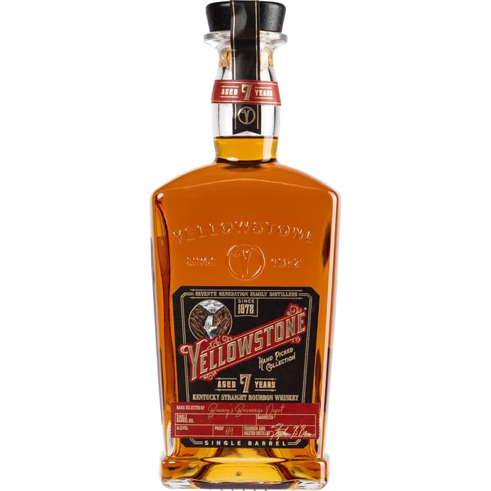 Yellowstone 7 year old 119 Proof Single Barrel # 7869845 Binny's Handpicked