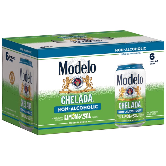 Modelo Chelada Non Alcoholic Limon y Sal