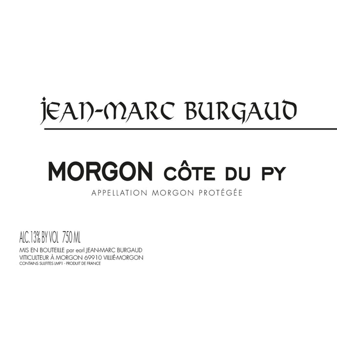 Domaine Jean Marc Burgaud Morgon Cote du Py 2024
