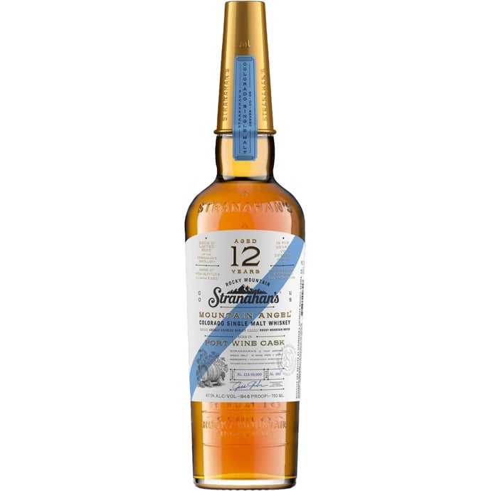 Stranahan's 12 year old Mountain Angel Limited Release American Single Malt Aged in ex Port Casks