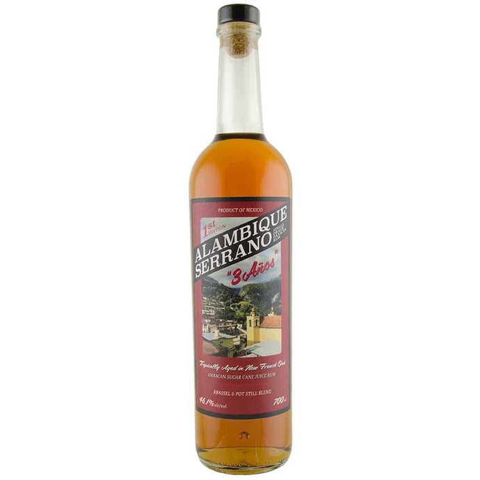 Alambique Serrano 3 Anos Single Origin Oaxacan Rum Aged in New French Oak