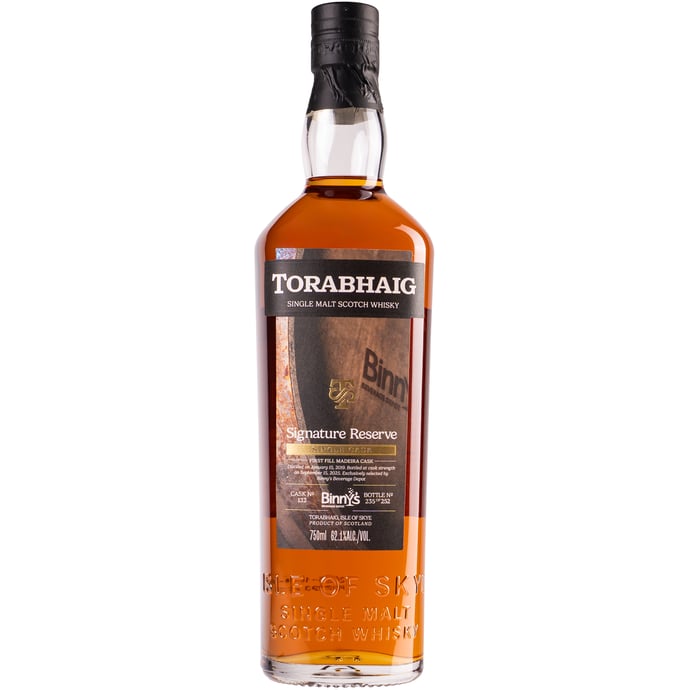 Torabhaig Signature Reserve ex Madeira Cask # 132 Binny's Handpicked Isle of Skye Single Malt 2019