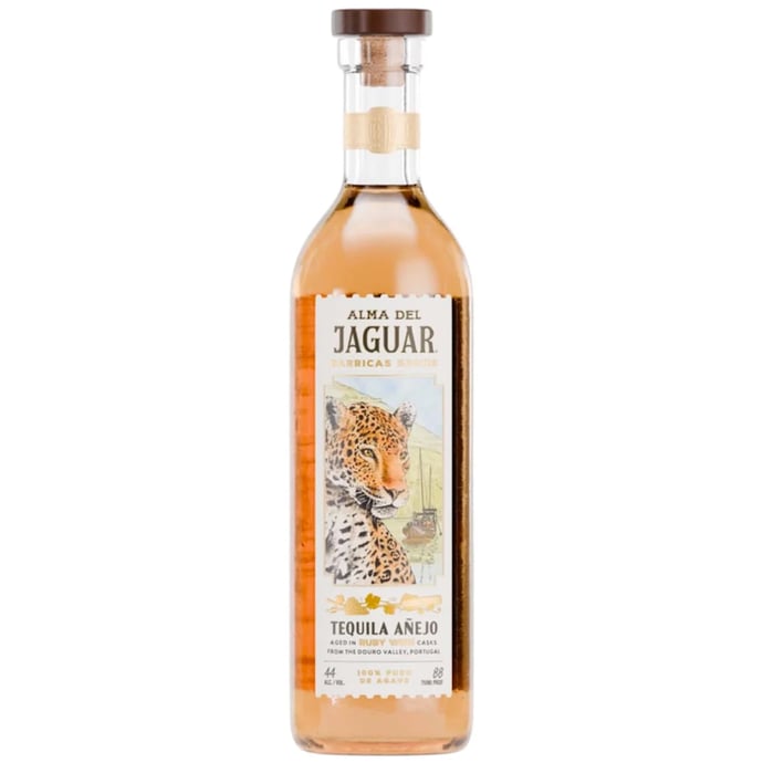 Alma Del Jaguar Barricas Series Anejo Tequila Finished in Ruby Wine Casks