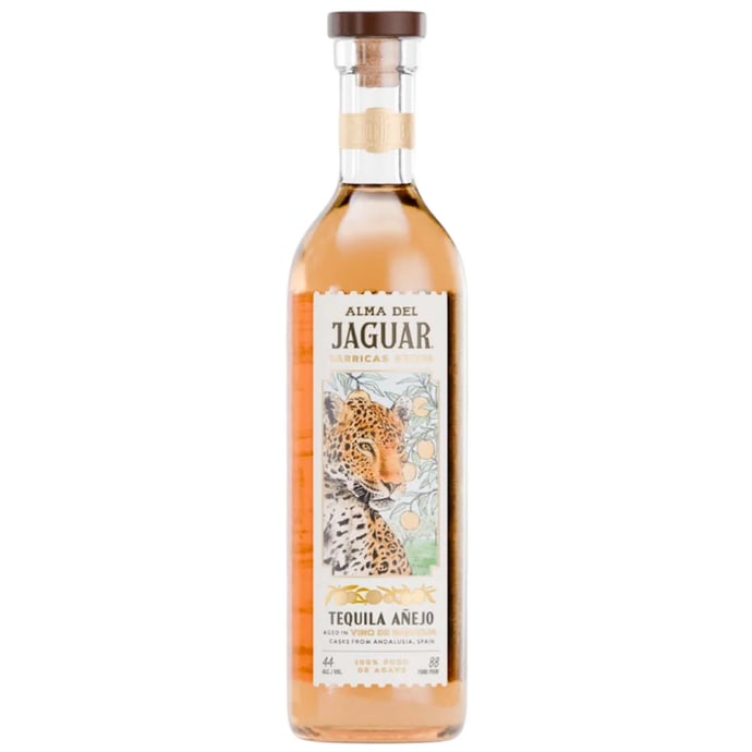 Alma Del Jaguar Barricas Series Anejo Tequila Finished in Vino De Naranja Casks