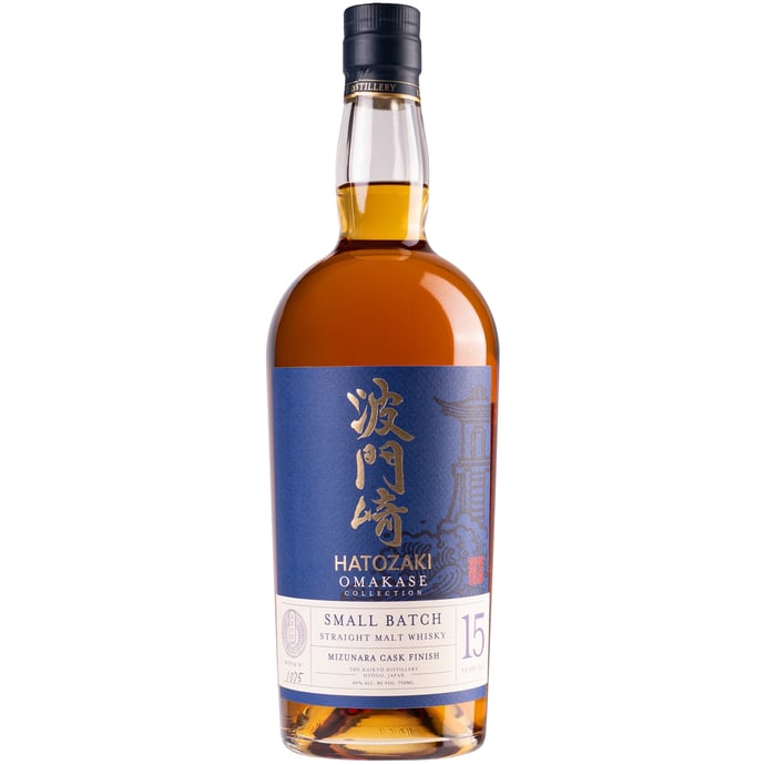 Hatozaki Omakase Series 15 year old Single Malt Whisky Finished in Mizunara Cask