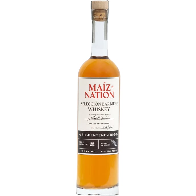 Maiz Nation Whiskey de Oaxaca Selecion Barbieri