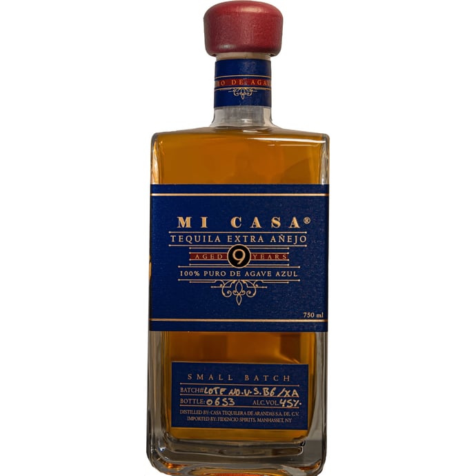 Mi Casa Extra Anejo Tequila 9 year old Small Batch