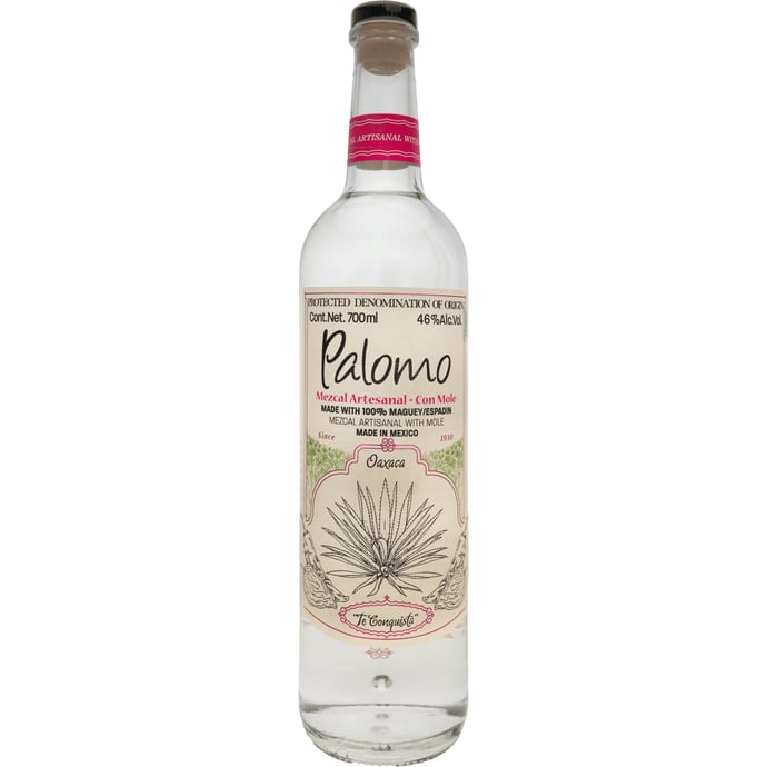Palomo Mezcal Artesanal con Mole