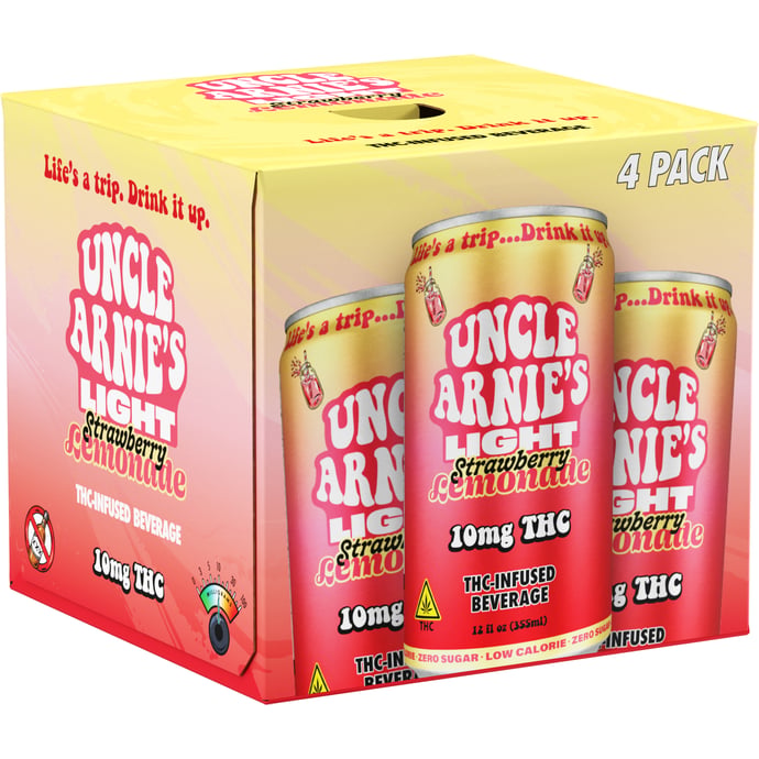 Uncle Arnie's Light Strawberry Lemonade 10mg THC
