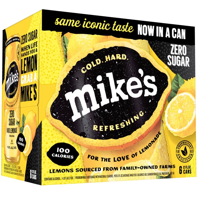 Mike's Zero Sugar Hard Lemonade