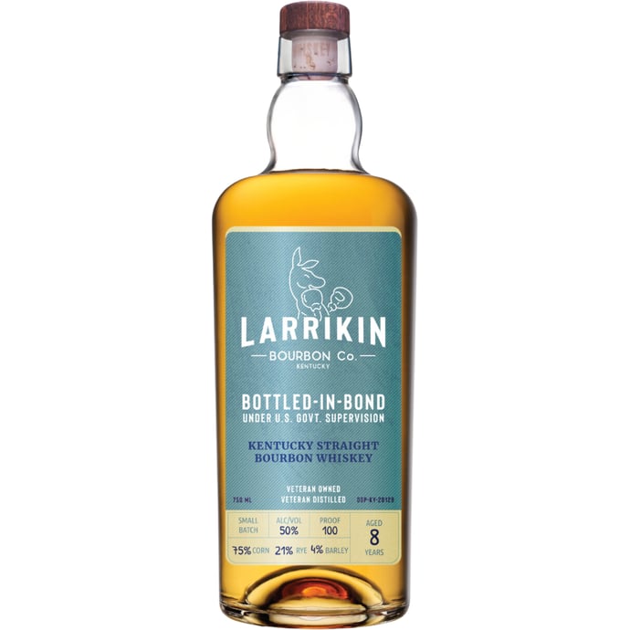 Larrikin 8 year old Straight Bourbon Bottled in Bond