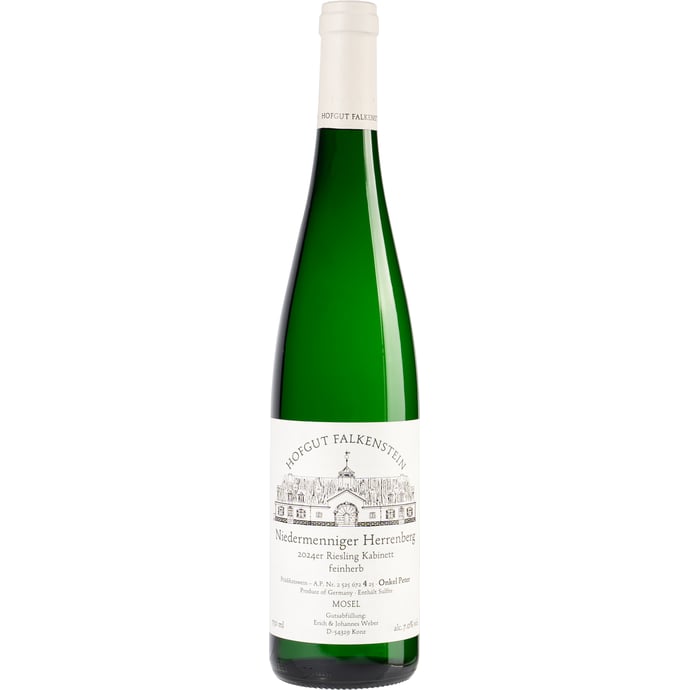 Hofgut Falkenstein Neidermenniger Herrenberg Riesling Kabinett Feinherb "Onkel Peter" AP 4 2024