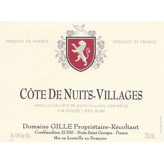 Gille Cote de Nuits Villages 2022