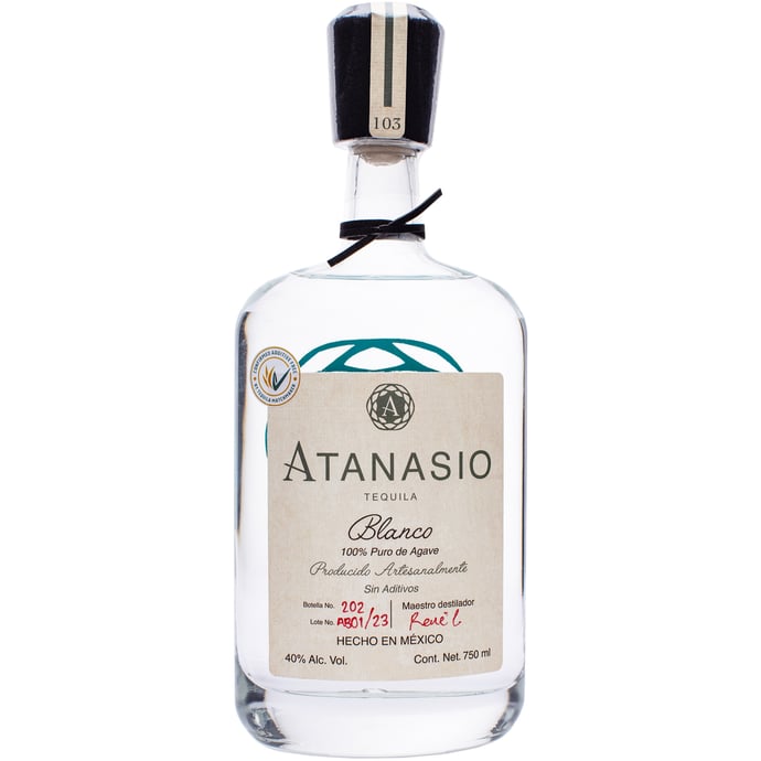 Atanasio Tequila High Proof Blanco