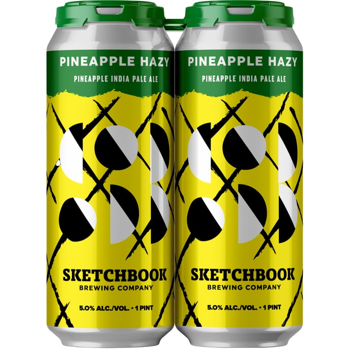 Sketchbook Pineapple Hazy