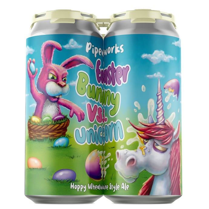 Pipeworks Easter Bunny vs. Unicorn